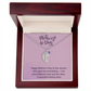 Custom Baby Feet Necklace with Birthstone