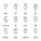 Flower Name Necklace