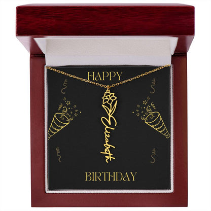 Personalized Flower Name Necklace: A Meaningful Gift for Every Occasion