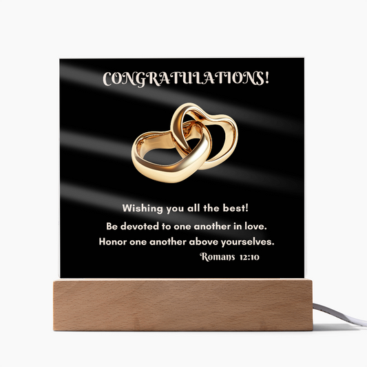 Square Acrylic Plaque