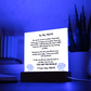 Square Acrylic Plaque