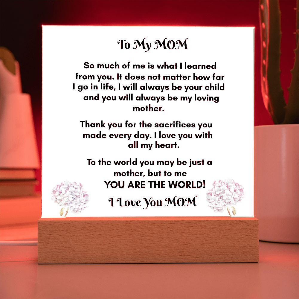 Square Acrylic Plaque