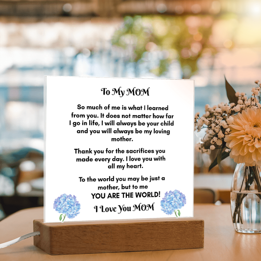 Square Acrylic Plaque