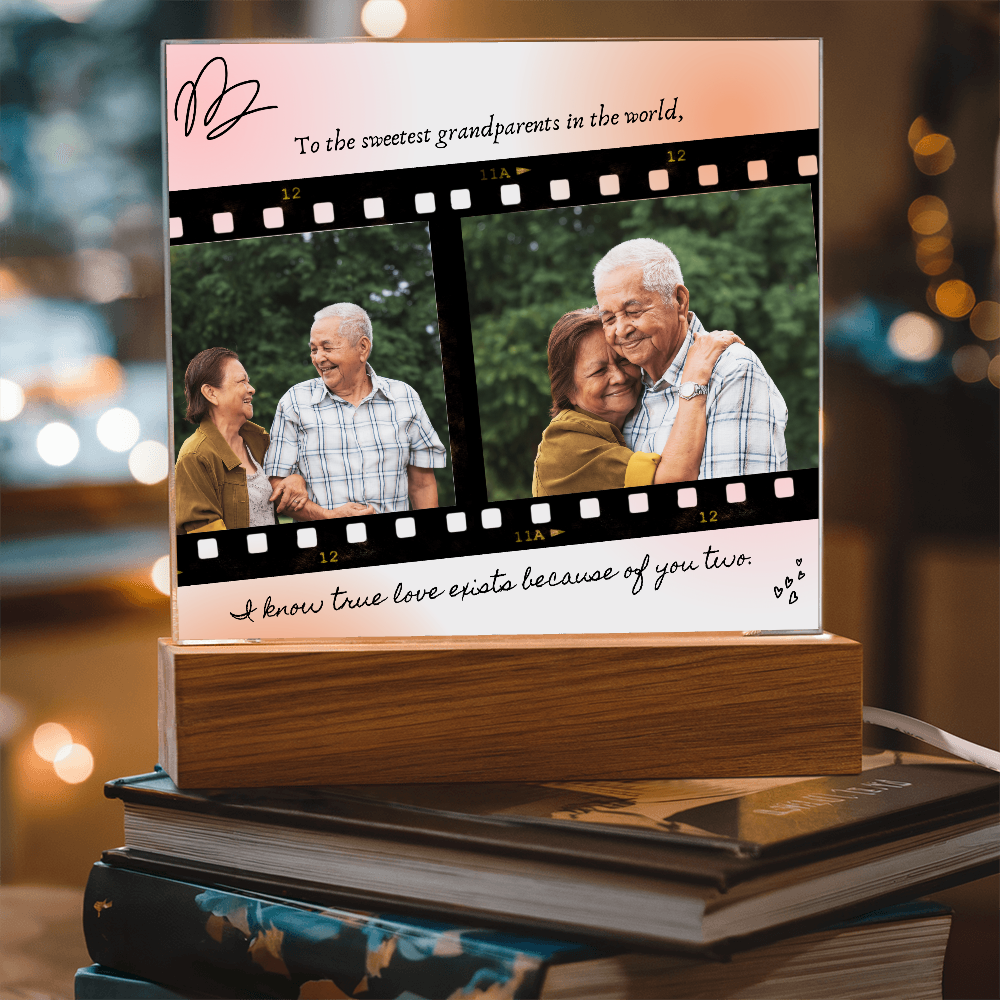 Personalized Acrylic Plaque for Grandparents: A Heartfelt Gift to Cherish Forever