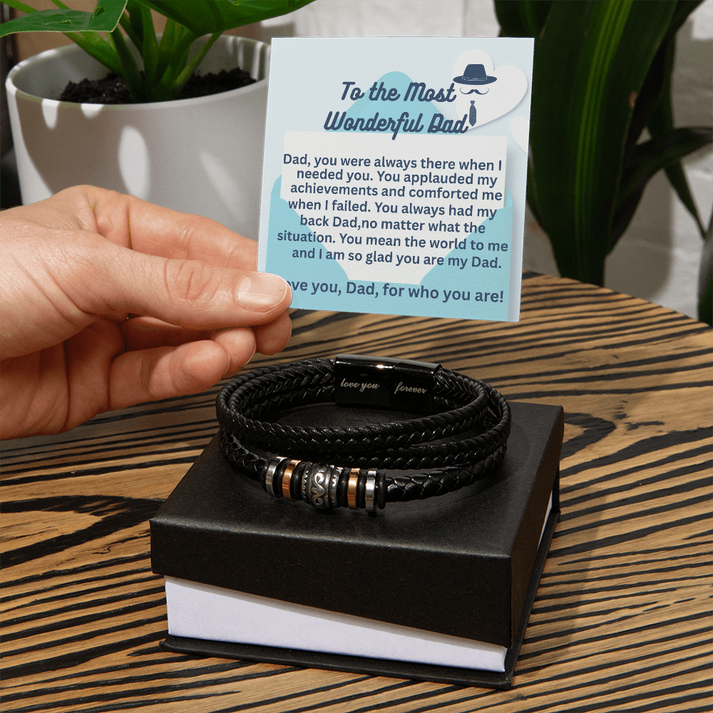 A "Love You Forever" Bracelet for Dad