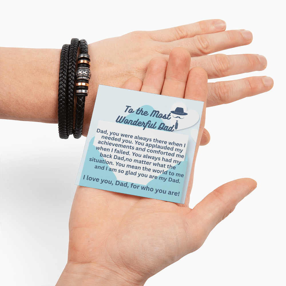 A "Love You Forever" Bracelet for Dad
