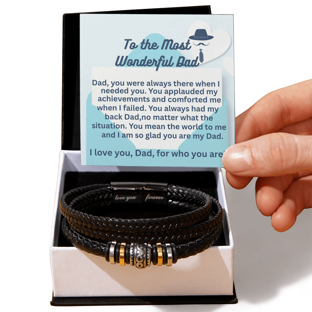 A "Love You Forever" Bracelet for Dad