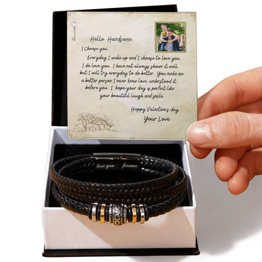 Men's "Love You Forever" Bracelet
