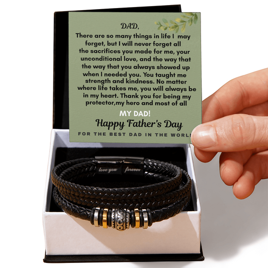 Men's "Love You Forever" Bracelet