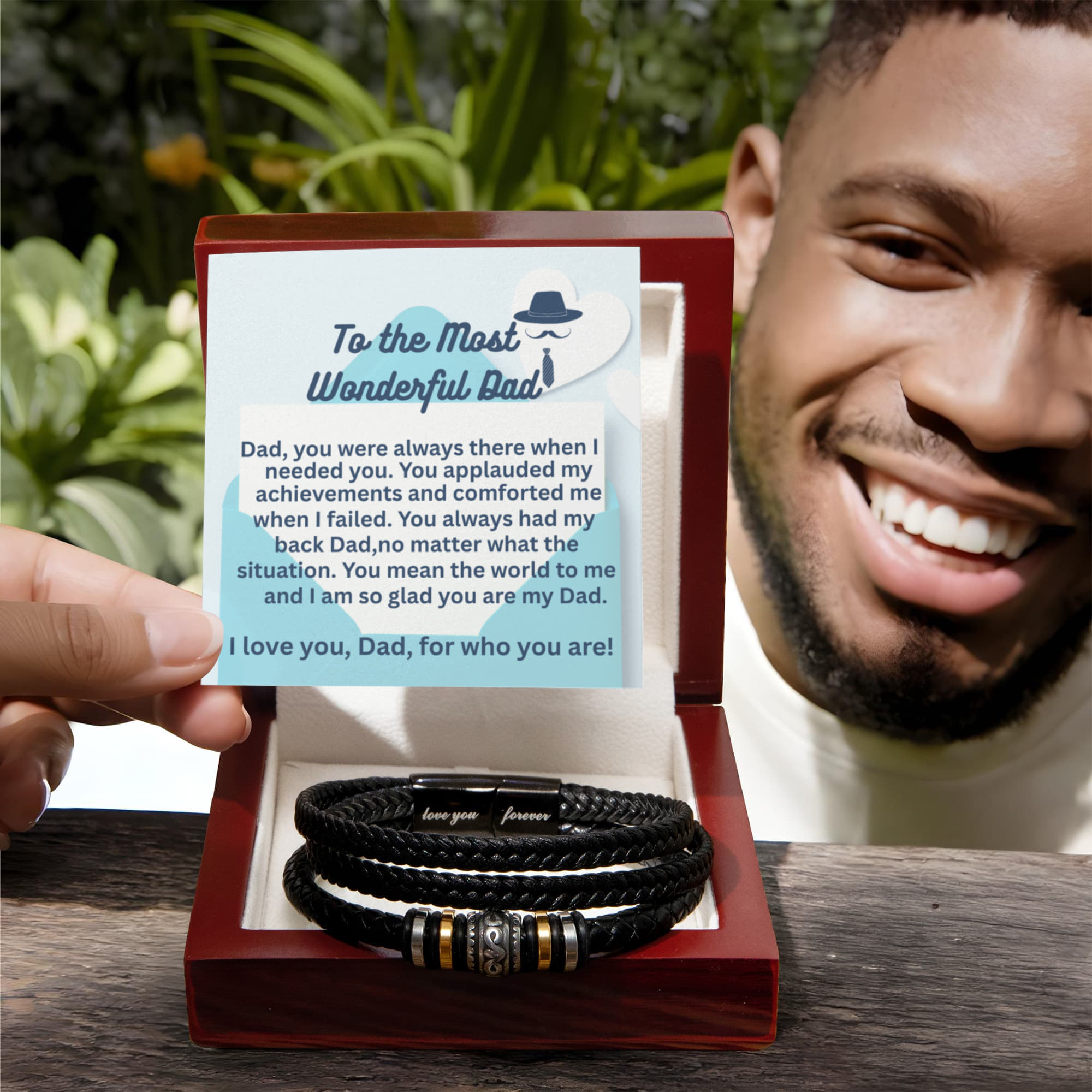 A "Love You Forever" Bracelet for Dad
