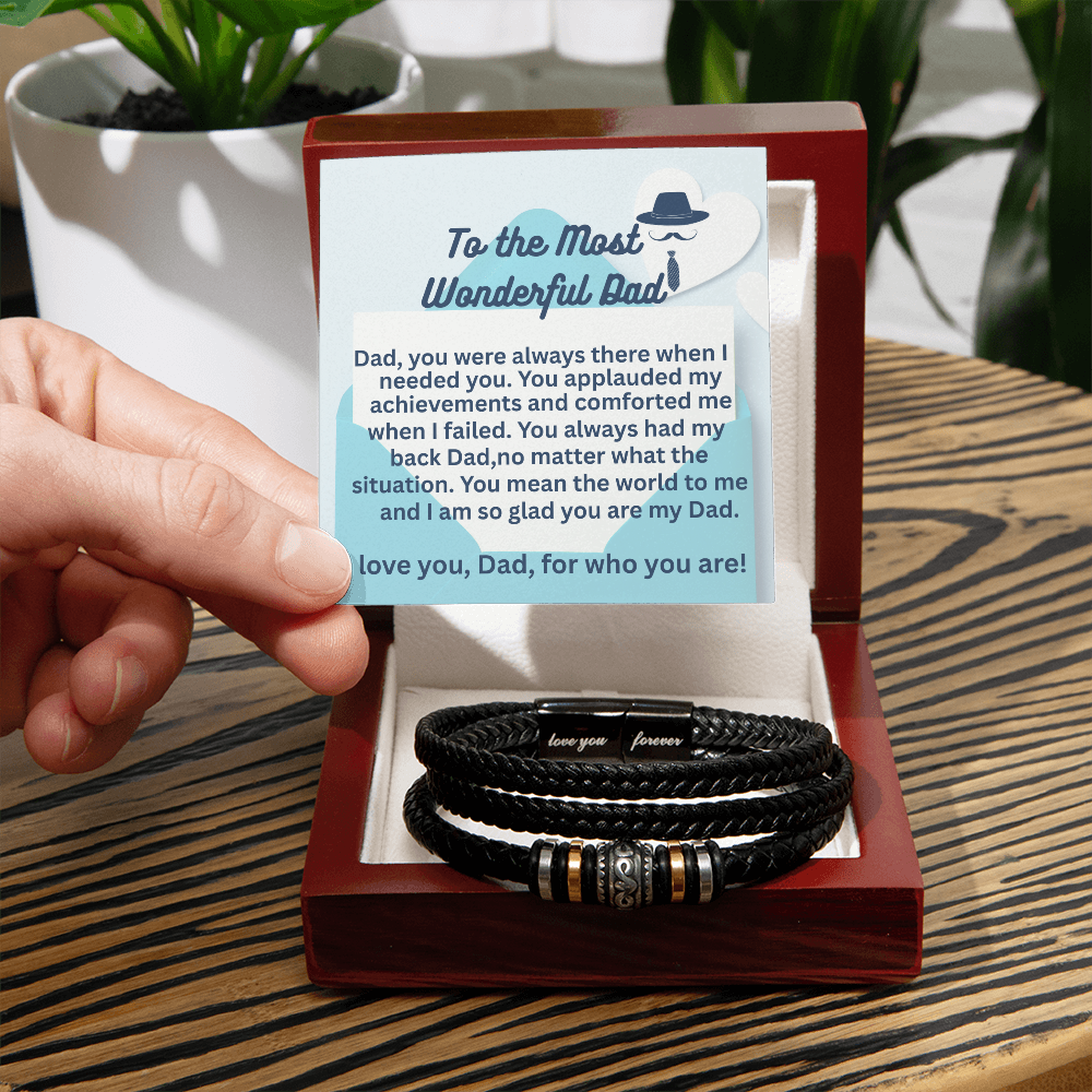 A "Love You Forever" Bracelet for Dad