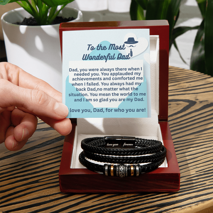 A "Love You Forever" Bracelet for Dad