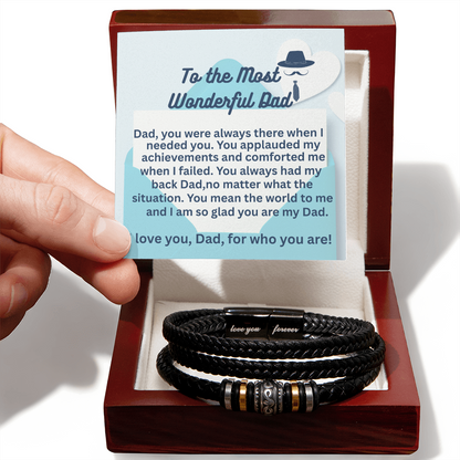 A "Love You Forever" Bracelet for Dad
