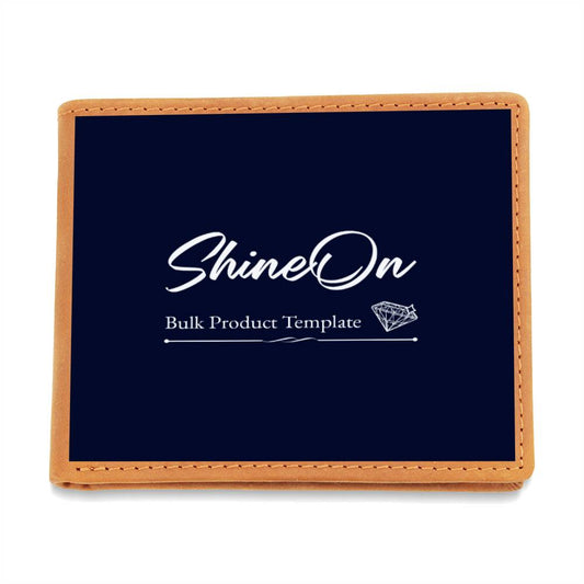 Graphic Leather Wallet for Dad