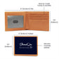 Graphic Leather Wallet for Dad for the buyer to upload message