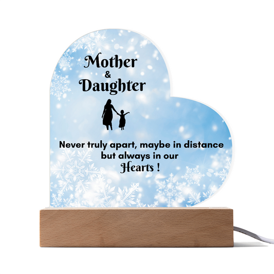 Printed Heart Acrylic Plaque