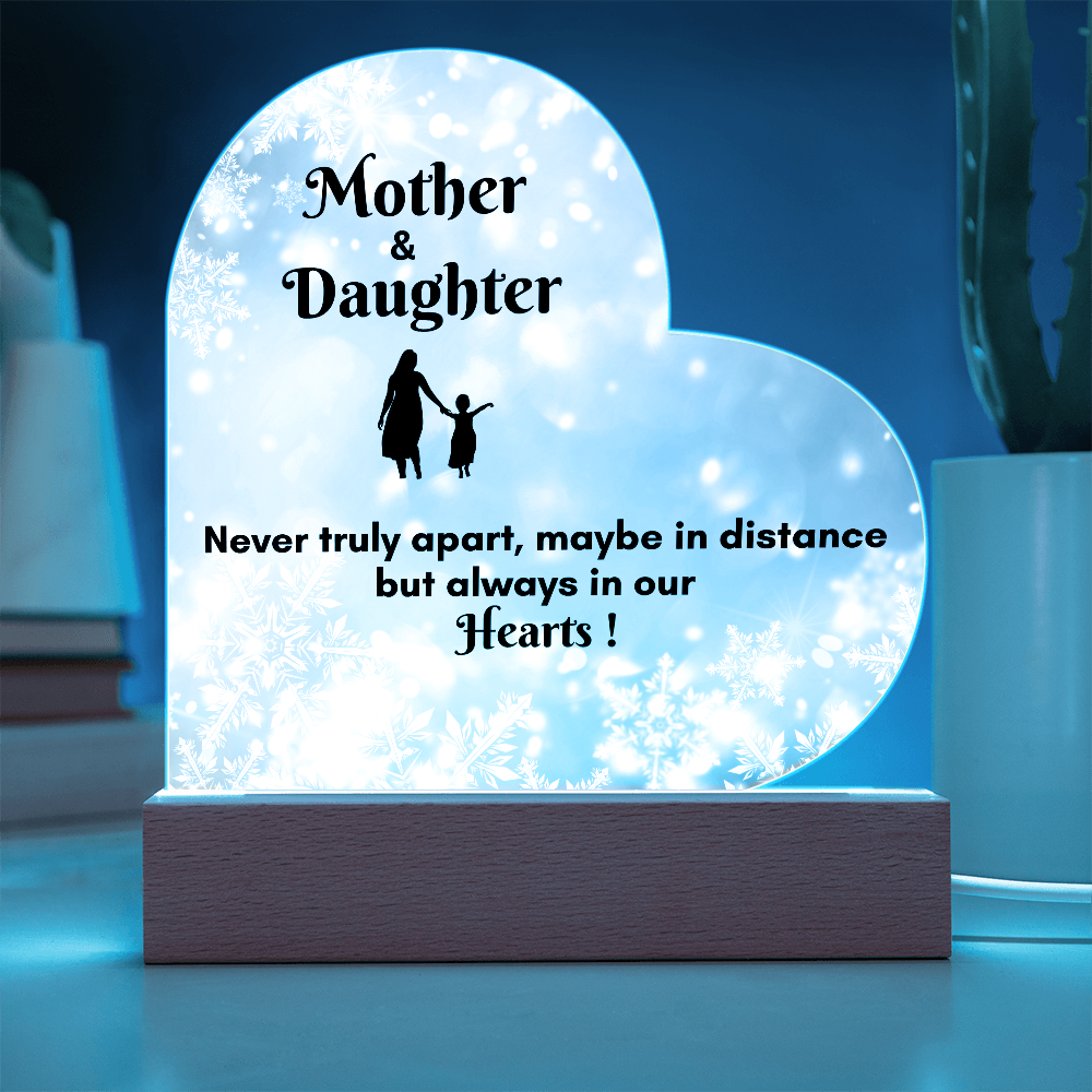 Printed Heart Acrylic Plaque