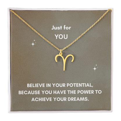 Personalized Zodiac Necklace - A Unique Astrological Gift for Her