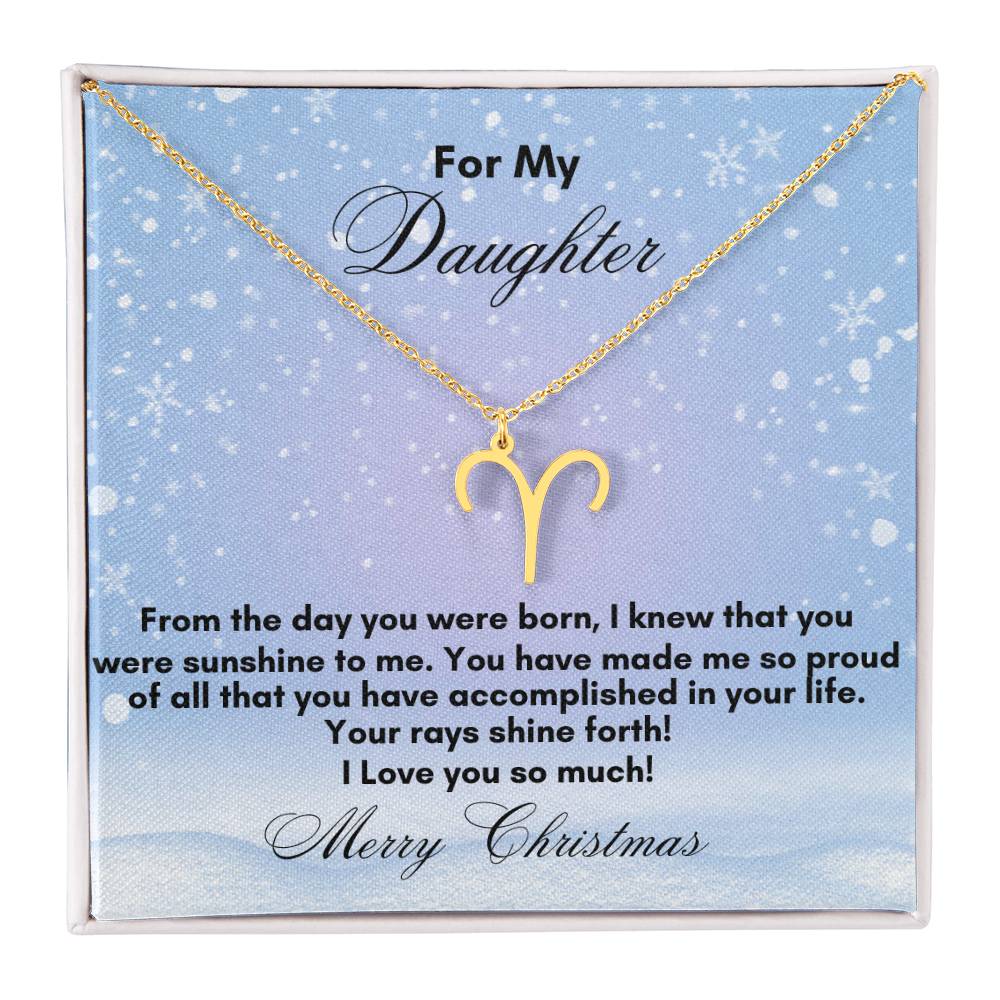 The Zodiac Name Necklace