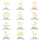 The Zodiac Name Necklace