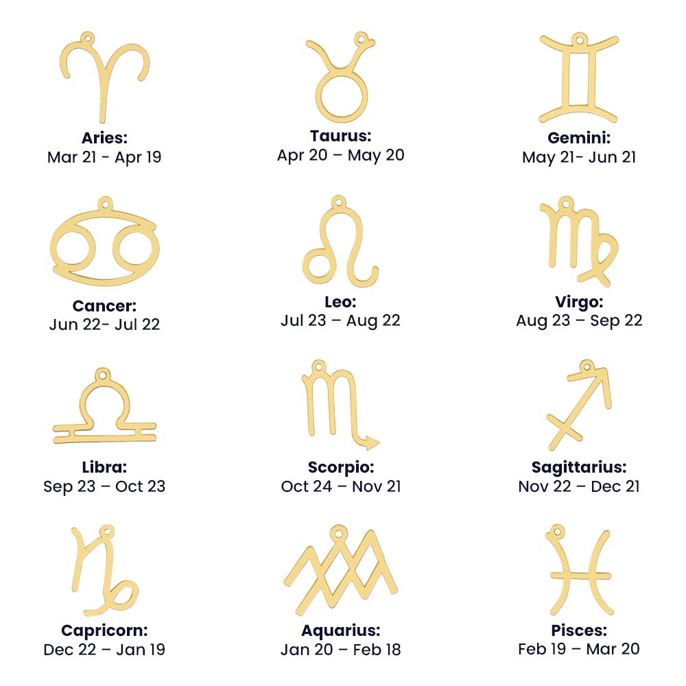 Personalized Zodiac Necklace - A Unique Astrological Gift for Her