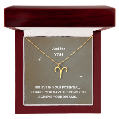 Personalized Zodiac Necklace - A Unique Astrological Gift for Her