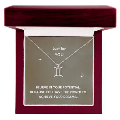 Personalized Zodiac Necklace - A Unique Astrological Gift for Her