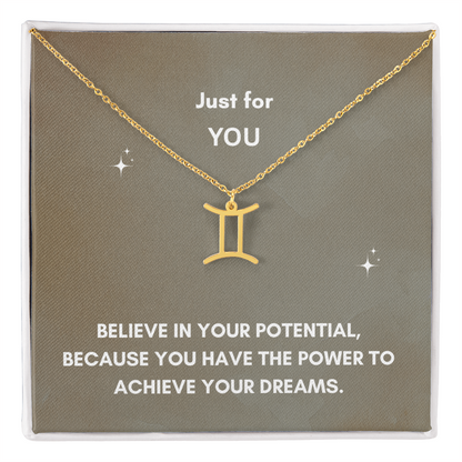 Personalized Zodiac Necklace - A Unique Astrological Gift for Her
