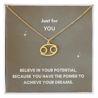 Personalized Zodiac Necklace - A Unique Astrological Gift for Her