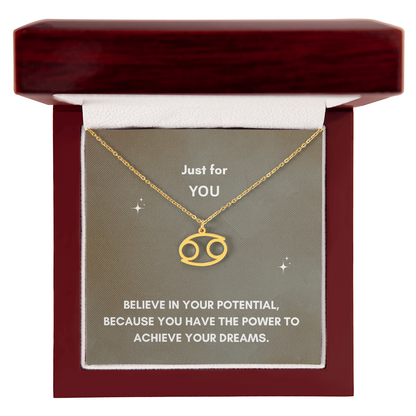 Personalized Zodiac Necklace - A Unique Astrological Gift for Her