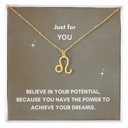Personalized Zodiac Necklace - A Unique Astrological Gift for Her