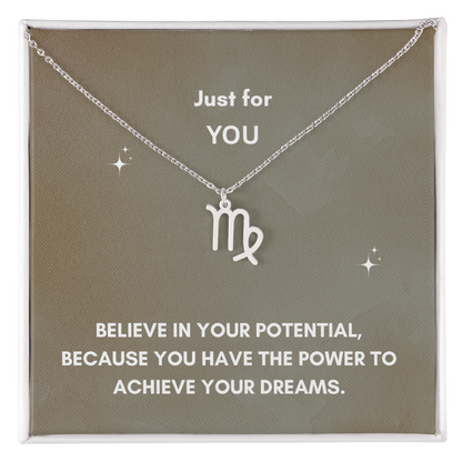 Personalized Zodiac Necklace - A Unique Astrological Gift for Her