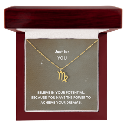 Personalized Zodiac Necklace - A Unique Astrological Gift for Her