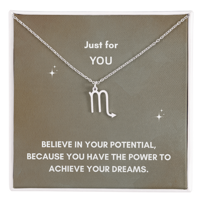 Personalized Zodiac Necklace - A Unique Astrological Gift for Her