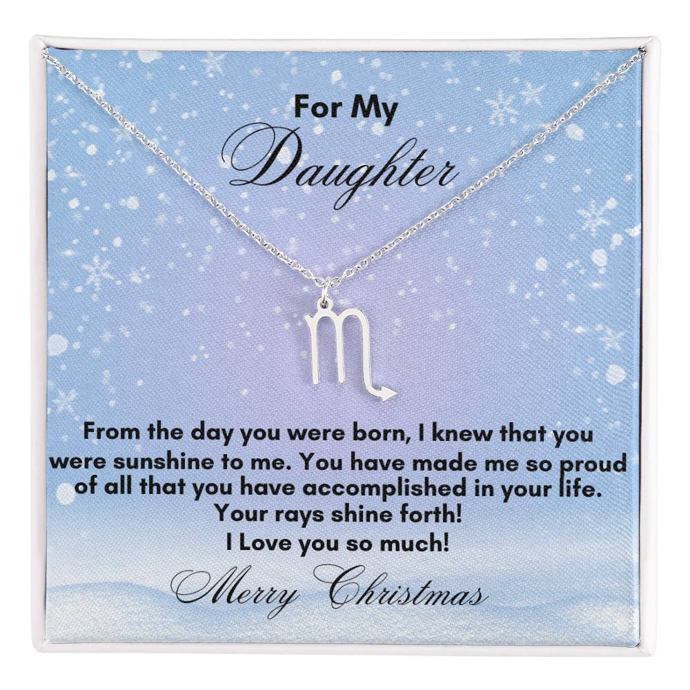 The Zodiac Name Necklace