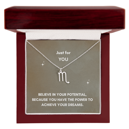 Personalized Zodiac Necklace - A Unique Astrological Gift for Her