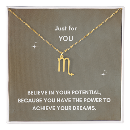Personalized Zodiac Necklace - A Unique Astrological Gift for Her