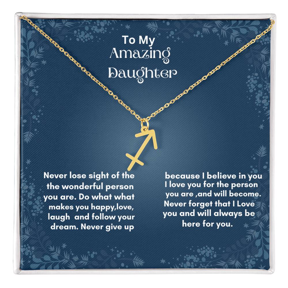 The Zodiac Name Necklace
