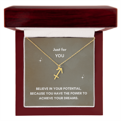 Personalized Zodiac Necklace - A Unique Astrological Gift for Her
