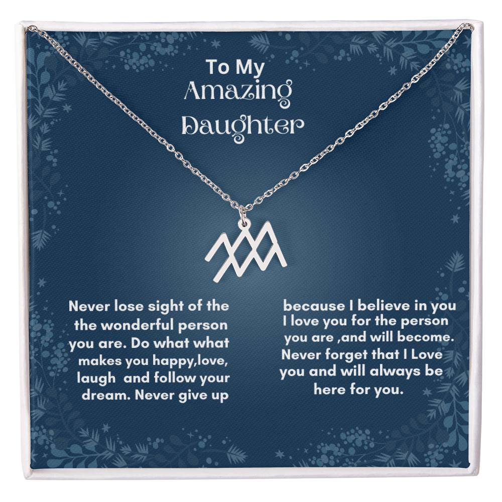 The Zodiac Name Necklace