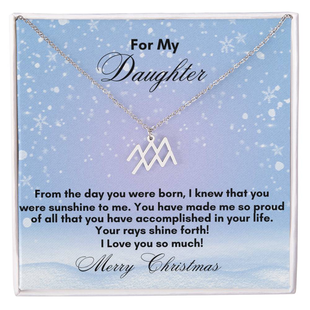 The Zodiac Name Necklace