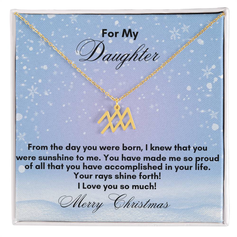 The Zodiac Name Necklace