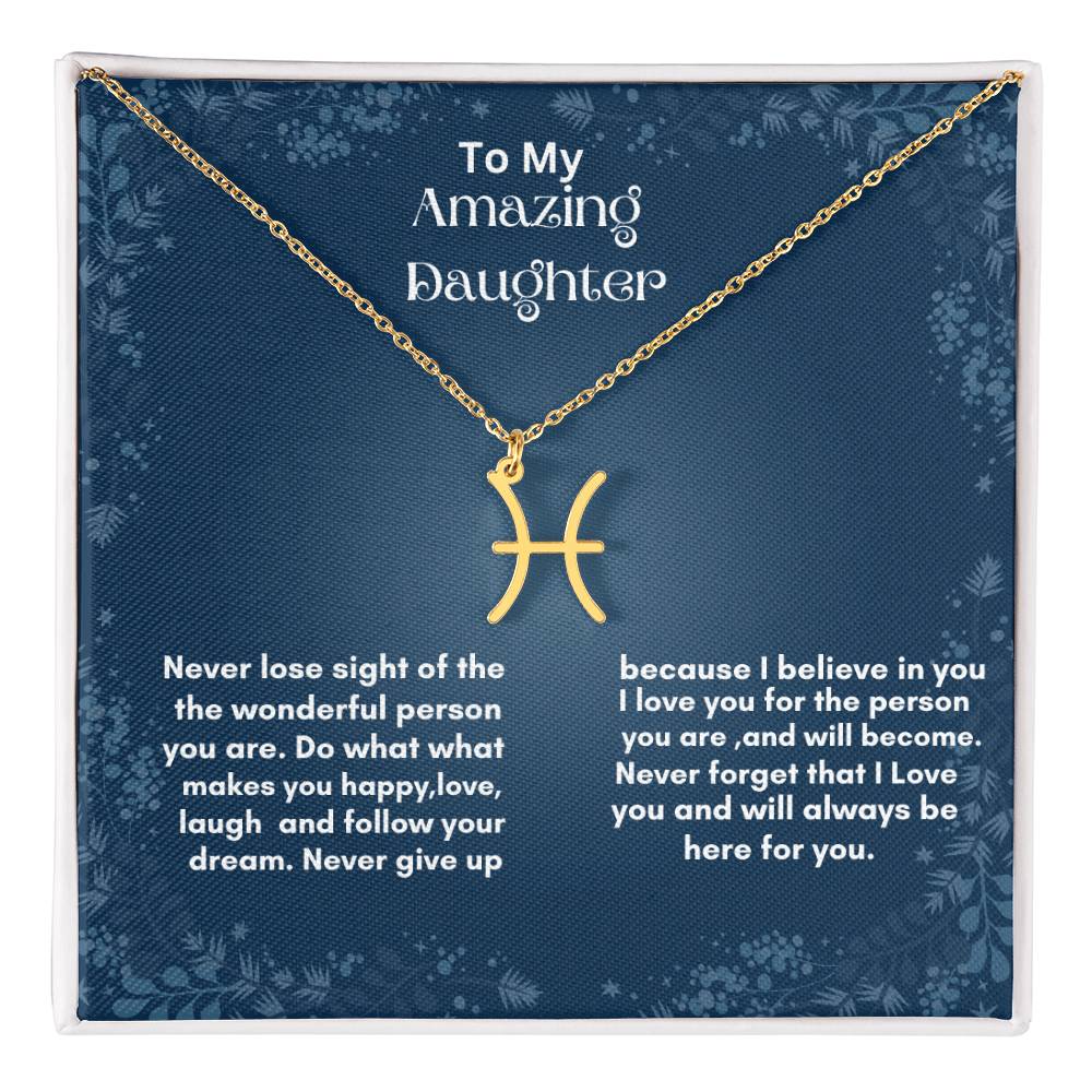 The Zodiac Name Necklace
