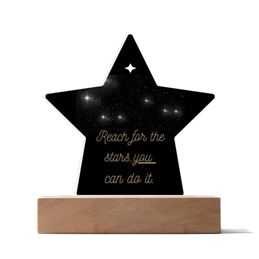 A Unique Acrylic Star Plaque