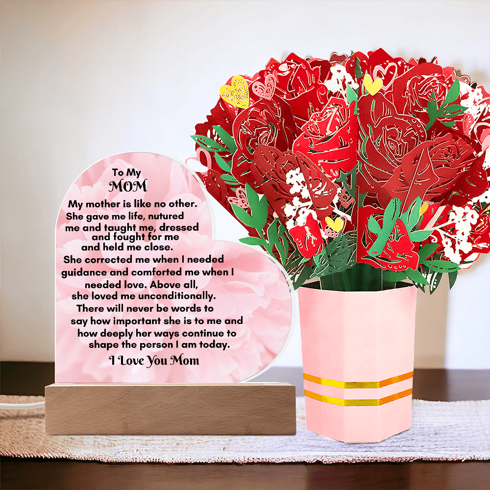 Heart Acrylic Plaque Gift: A Timeless Gesture for Mom