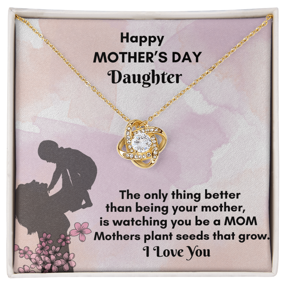 Love Knot Necklace- To My Daughter from Her Mom