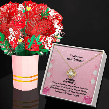 The Love Knot Necklace with Bouquet: A Heartfelt Gift for Every Occasion