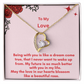 The Forever Love Necklace and Sweetest Devotion Bouquet