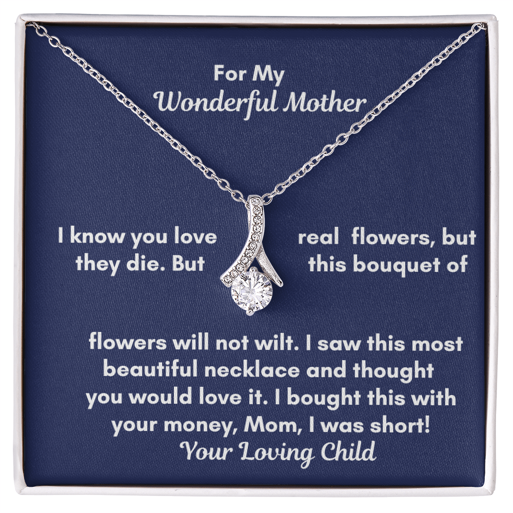 Alluring Beauty Necklace and Sweetest Devotion Bouquet