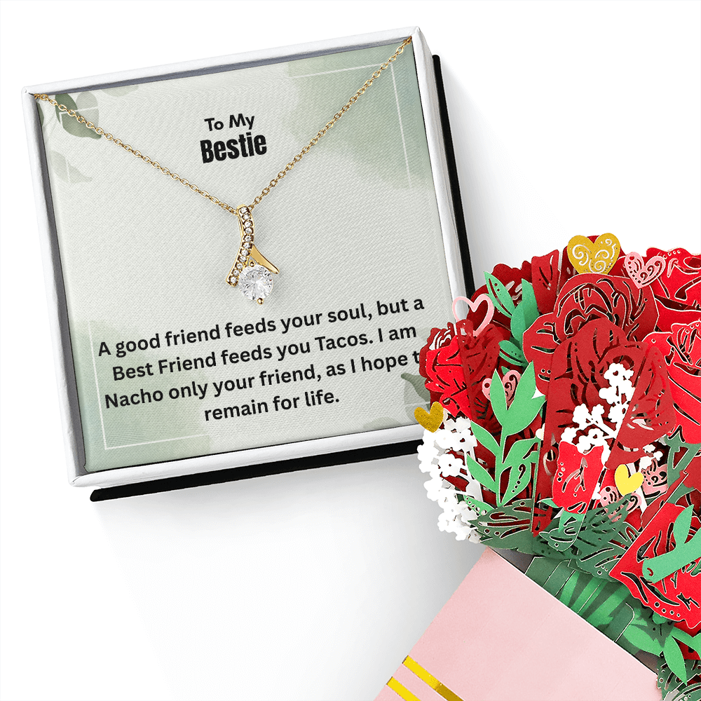 Alluring Beauty Necklace and Bouquet: The Perfect Gift to Dazzle and Delight